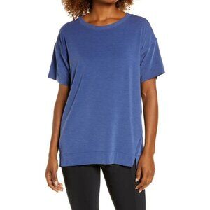 𝅺ZELLA Top Womens "Embody" Short Sleeve Tshirt Blue Activewear